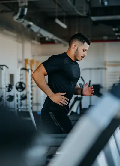 runner treadmill peak mobile banner